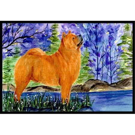 Carolines Treasures 18 x 27 in. Chow Chow Indoor Outdoor Doormat SS8600MAT